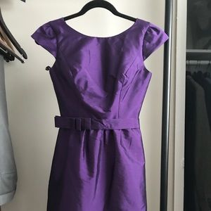 Alfred Sung D570 dress with pockets - purple